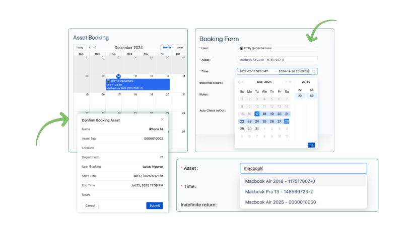 Booking Forms